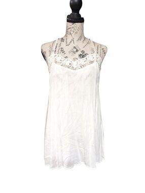 NWT Mittoshop Lace Trim Cami Tunic/Mini Dress, Size Medium